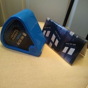 Doctor Who checkbook cover + Trivial Pursuit